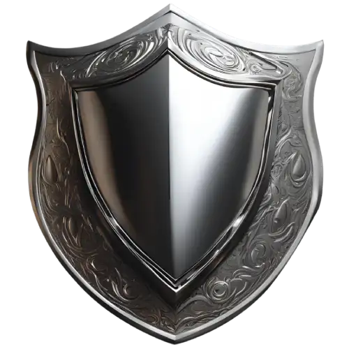 silver shield icon